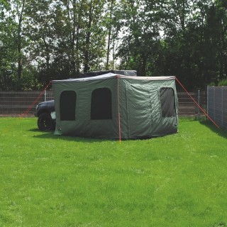 Przedsionek zadaszenia Wild Camp Batwing 2,4 m – kierowca, zielony - ujęcie 2