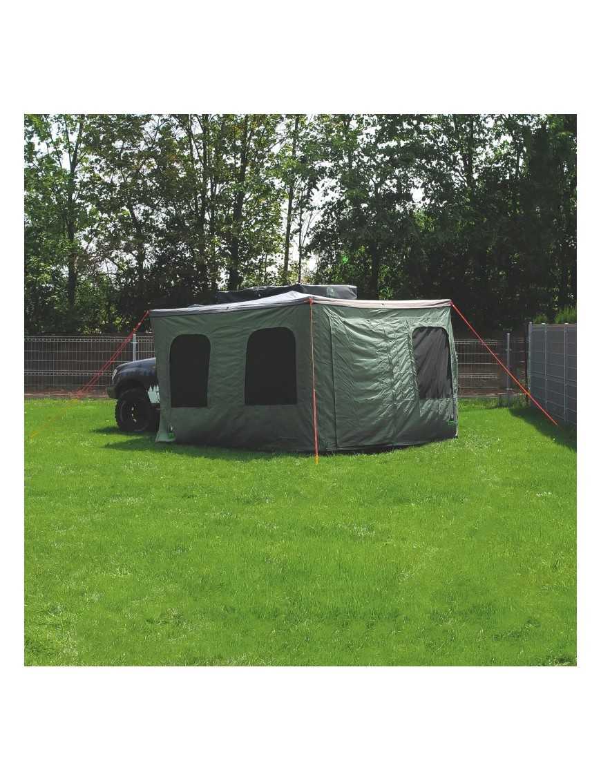 Batwing 2.4 m 270° Awning Enclosure – Green, Driver’s Side