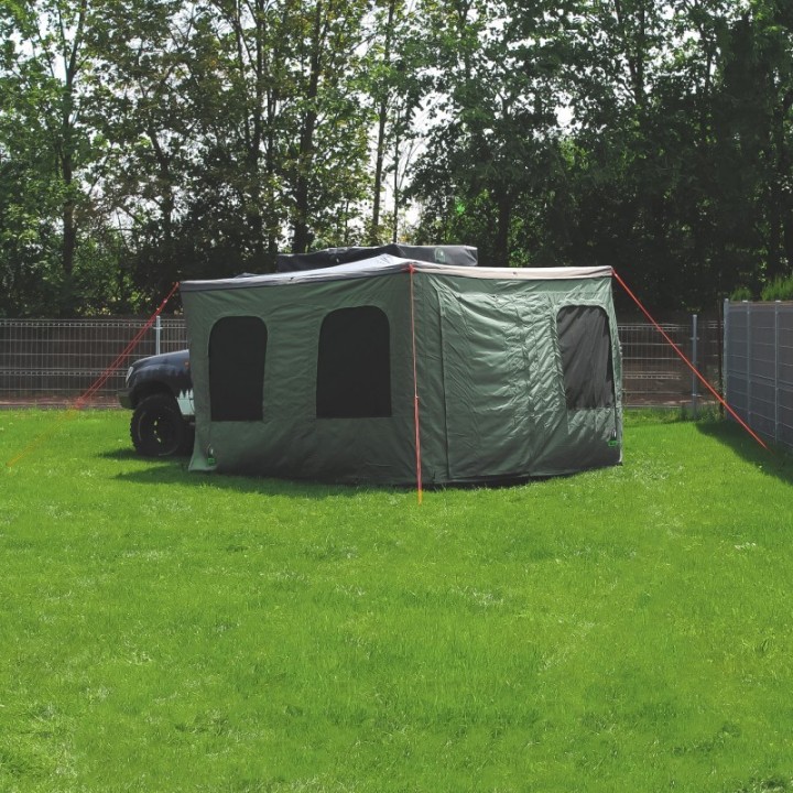 Przedsionek zadaszenia Wild Camp Batwing 2,4 m – kierowca, zielony - ujęcie 2