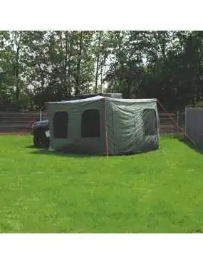 Batwing 2.4 m 270° Awning Enclosure – Green, Driver’s Side