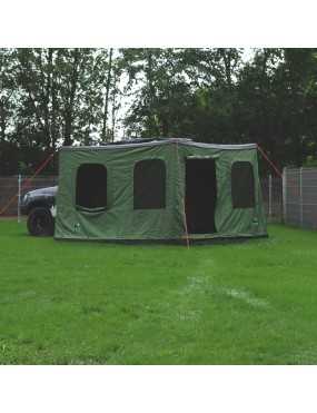Batwing 2.4 m 270° Awning Enclosure – Green, Driver’s Side