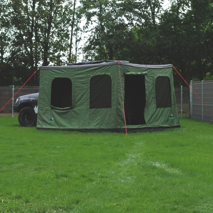 Przedsionek zadaszenia Wild Camp Batwing 2,4 m – kierowca, zielony - ujęcie 4