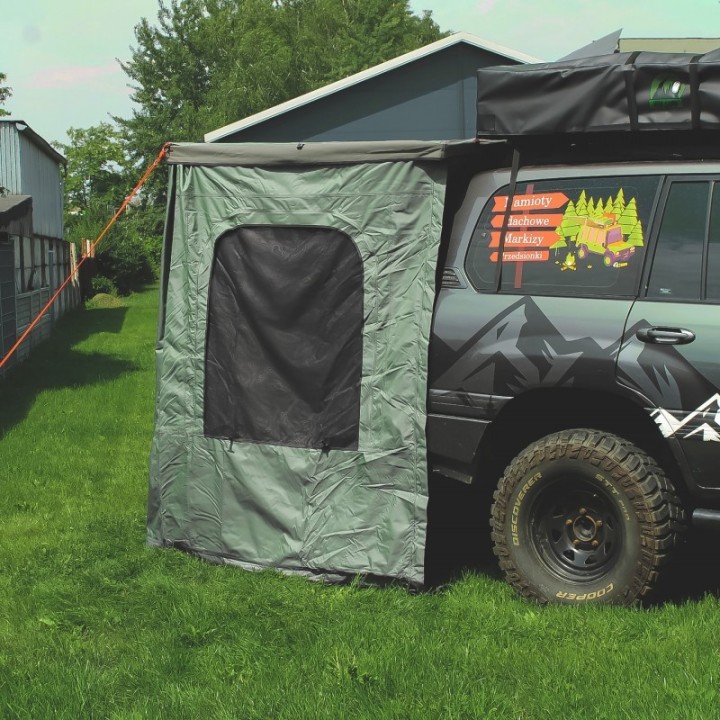 Przedsionek zadaszenia Wild Camp Batwing 2,4 m – kierowca, zielony - ujęcie 6