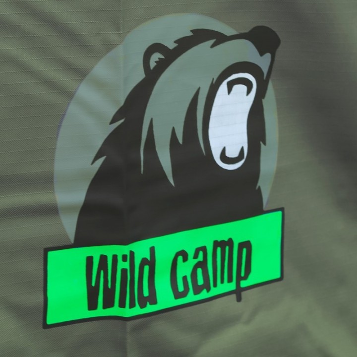 Przedsionek zadaszenia Wild Camp Batwing 2,4 m – kierowca, zielony - ujęcie 11