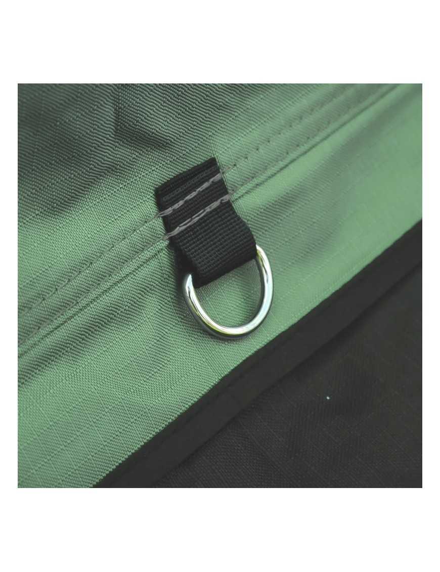 Batwing 2.4 m 270° Awning Enclosure – Green, Driver’s Side