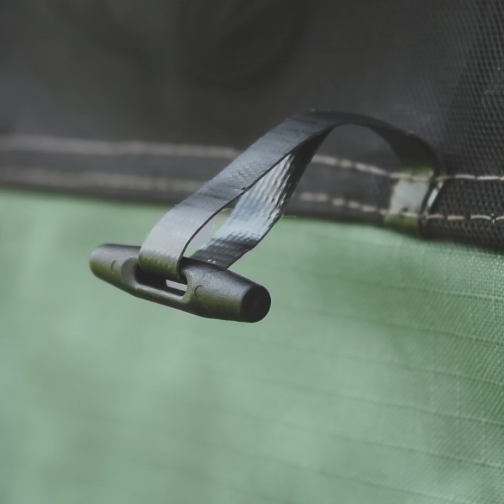 Przedsionek zadaszenia Wild Camp Batwing 2,4 m – kierowca, zielony - ujęcie 13