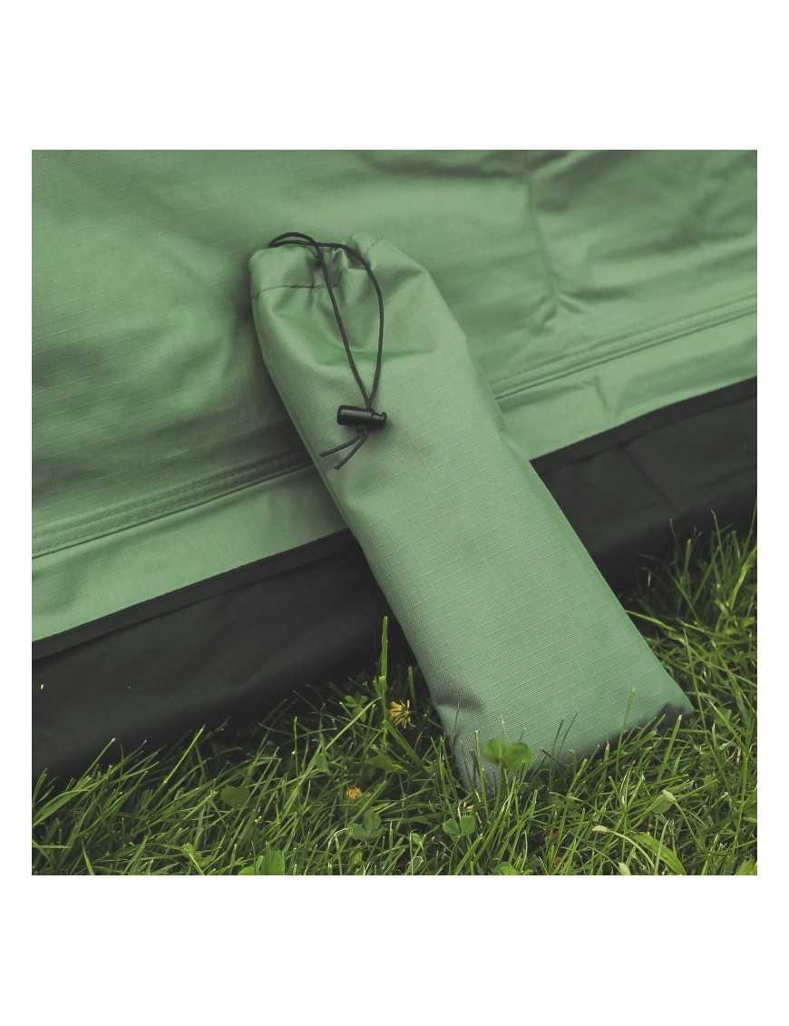 Batwing 2.4 m 270° Awning Enclosure – Green, Driver’s Side