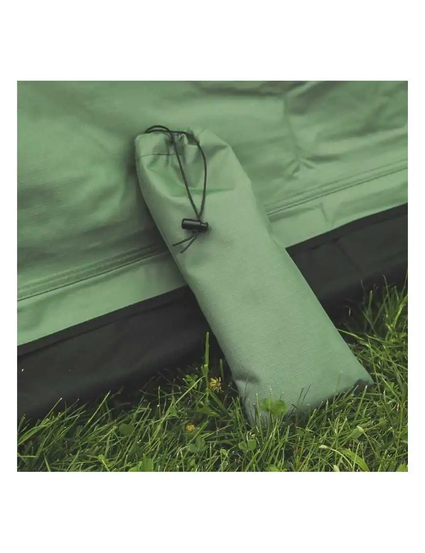 Batwing 2.4 m 270° Awning Enclosure – Green, Driver’s Side
