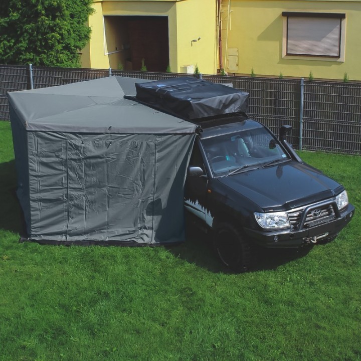 Przedsionek zadaszenia Wild Camp HEX 2 m – strona pasażera, szary - ujęcie 9