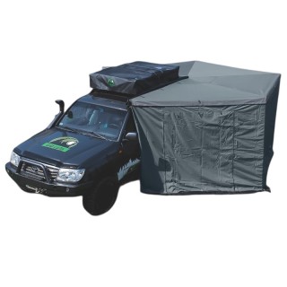 Przedsionek zadaszenia Wild Camp HEX 2,5 m – strona kierowcy, szary