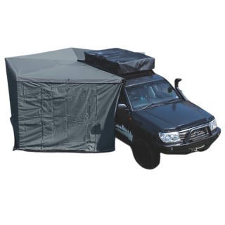 Przedsionek zadaszenia Wild Camp HEX 2,5 m – strona pasażera, szary