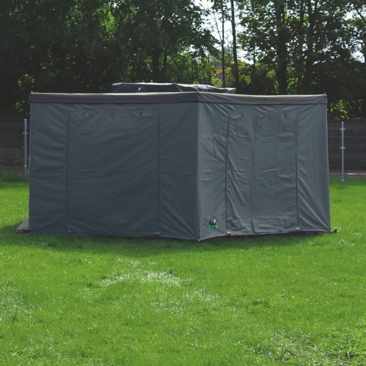 Przedsionek zadaszenia Wild Camp HEX 2,5 m – strona pasażera, szary - ujęcie 13