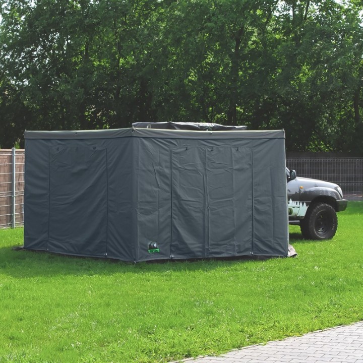 Przedsionek zadaszenia Wild Camp HEX 2,5 m – strona pasażera, szary - ujęcie 16