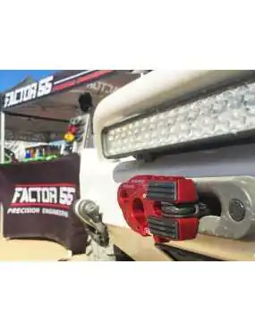 Hak z zabezpieczeniem UltraHook limonkowy Factor 55 | Szekla4x4.pl