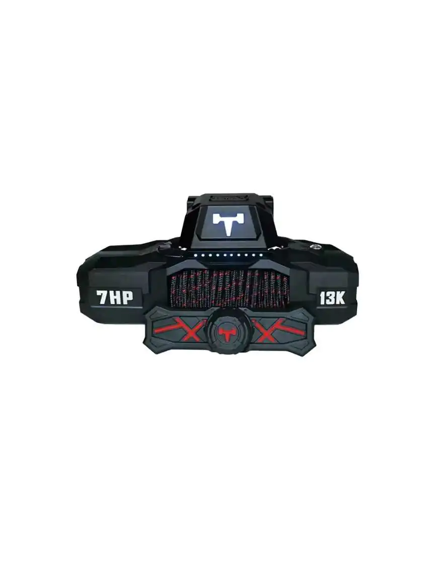 T-max Force View Titan 12V 13000lbs Winch with Synthetic Rope in Sheath