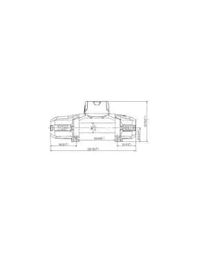 T-max Force View Titan 12V 13000lbs Winch with Synthetic Rope in Sheath