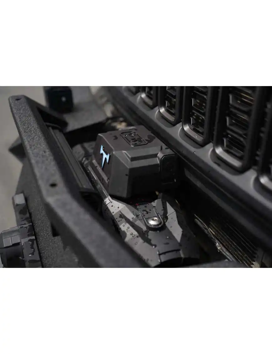 T-max Force View Titan 12V 13000lbs Winch with Synthetic Rope in Sheath