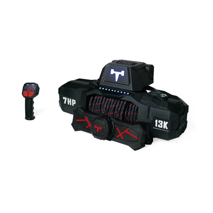 Wyciągarka T-max Force View Titan 12v 13000lbs z liną syntetyczną w oplocie - ujęcie 11