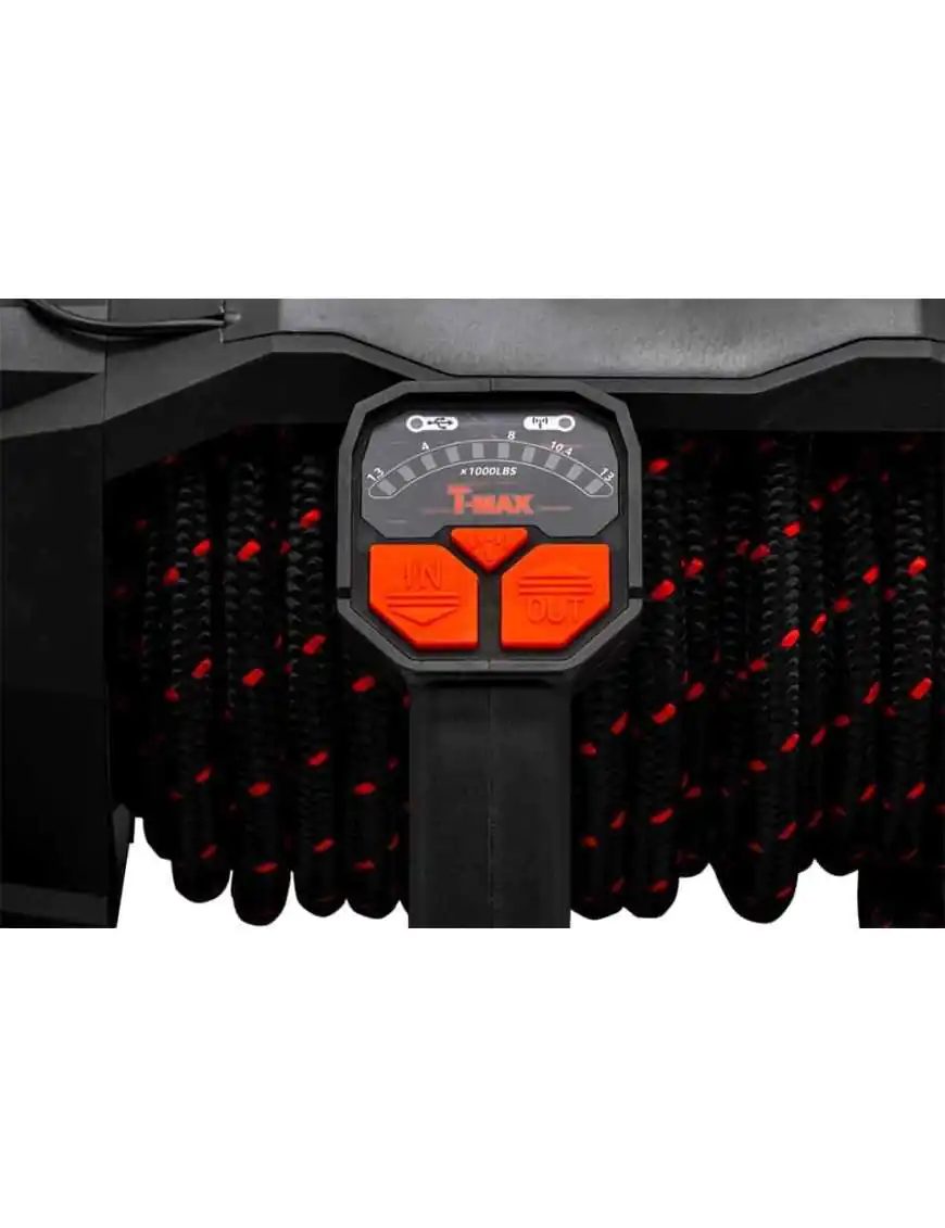 Wyciągarka T-max Force View Titan 12v 13000lbs z liną syntetyczną w oplocie | Szekla4x4.pl