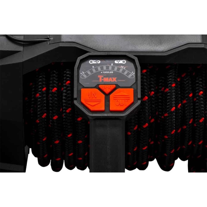 Wyciągarka T-max Force View Titan 12v 13000lbs z liną syntetyczną w oplocie - ujęcie 3