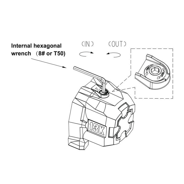 Wyciągarka T-max Force View Titan 12v 13000lbs z liną syntetyczną w oplocie - ujęcie 19