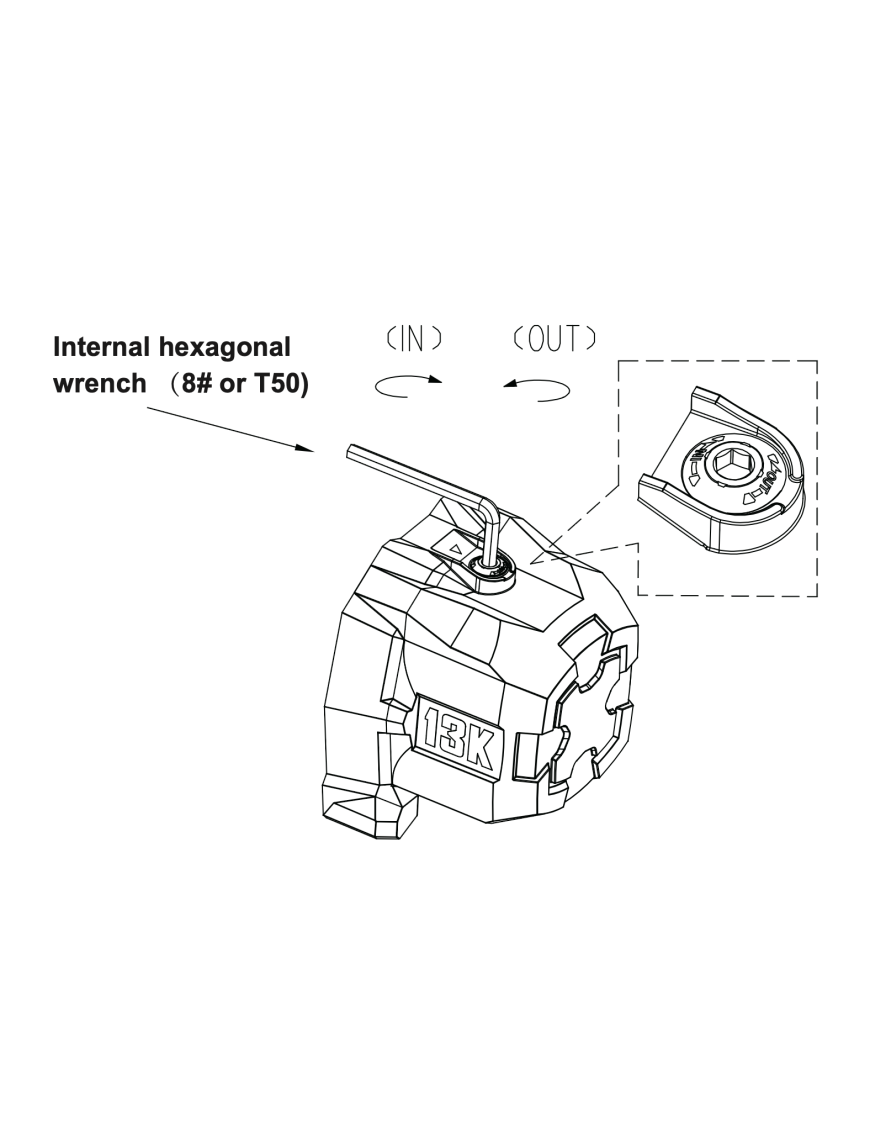 Wyciągarka T-max Force View Titan 12v 13000lbs z liną syntetyczną w oplocie 9247106A - ujęcie 12