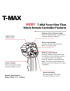 Wyciągarka T-max Force View Titan 12v 13000lbs z liną syntetyczną w oplocie 9247106A