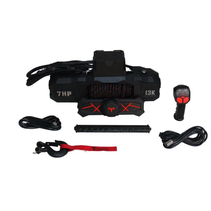 Wyciągarka T-max Force View Titan 12v 13000lbs z liną syntetyczną w oplocie 9247106A - ujęcie 3