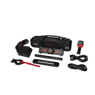 Wyciągarka T-max Force View Titan 12v 13000lbs z liną syntetyczną w oplocie 9247106A