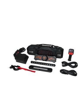 Wyciągarka T-max Force View Titan 12v 13000lbs z liną syntetyczną w oplocie 9247106A