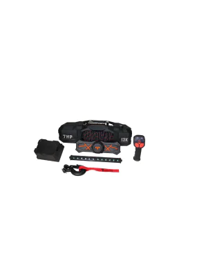 T-max Force View Titan 12V 13000lbs Winch with Synthetic Rope in Sheath