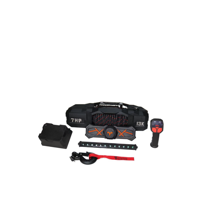 Wyciągarka T-max Force View Titan 12v 13000lbs z liną syntetyczną w oplocie 9247106A - ujęcie 4