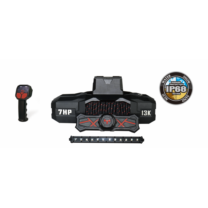 Wyciągarka T-max Force View Titan 12v 13000lbs z liną syntetyczną w oplocie 9247106A - ujęcie 2