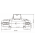 Wyciągarka T-max Force View Titan 12v 13000lbs z liną syntetyczną w oplocie 9247106A