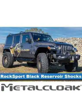 Amortyzatory RockSport Black 4,5 - 5,5" Jeep Wrangler JL Gladiator przednie
