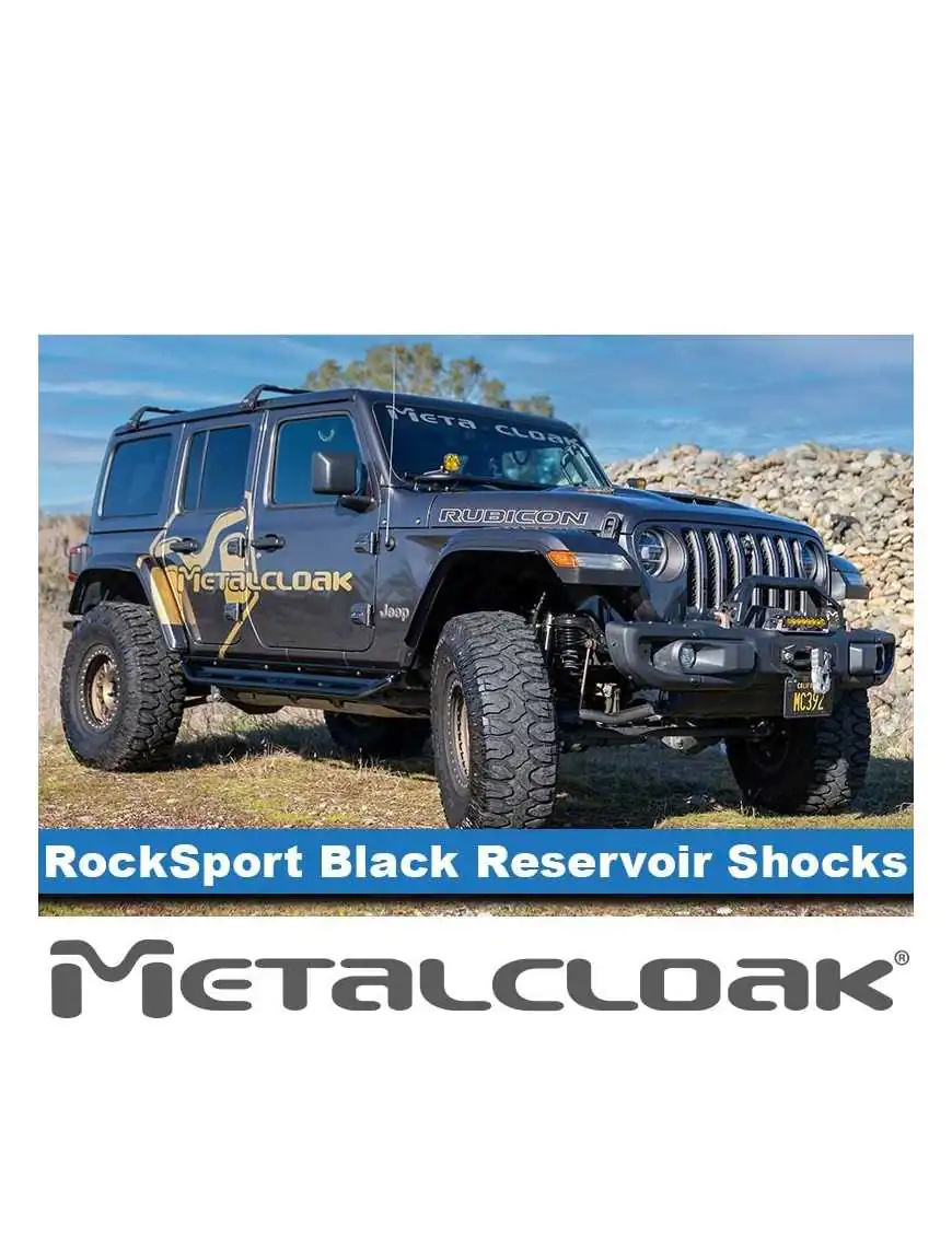 Amortyzatory RockSport Black 4,5 - 5,5" Jeep Wrangler JL Gladiator przednie