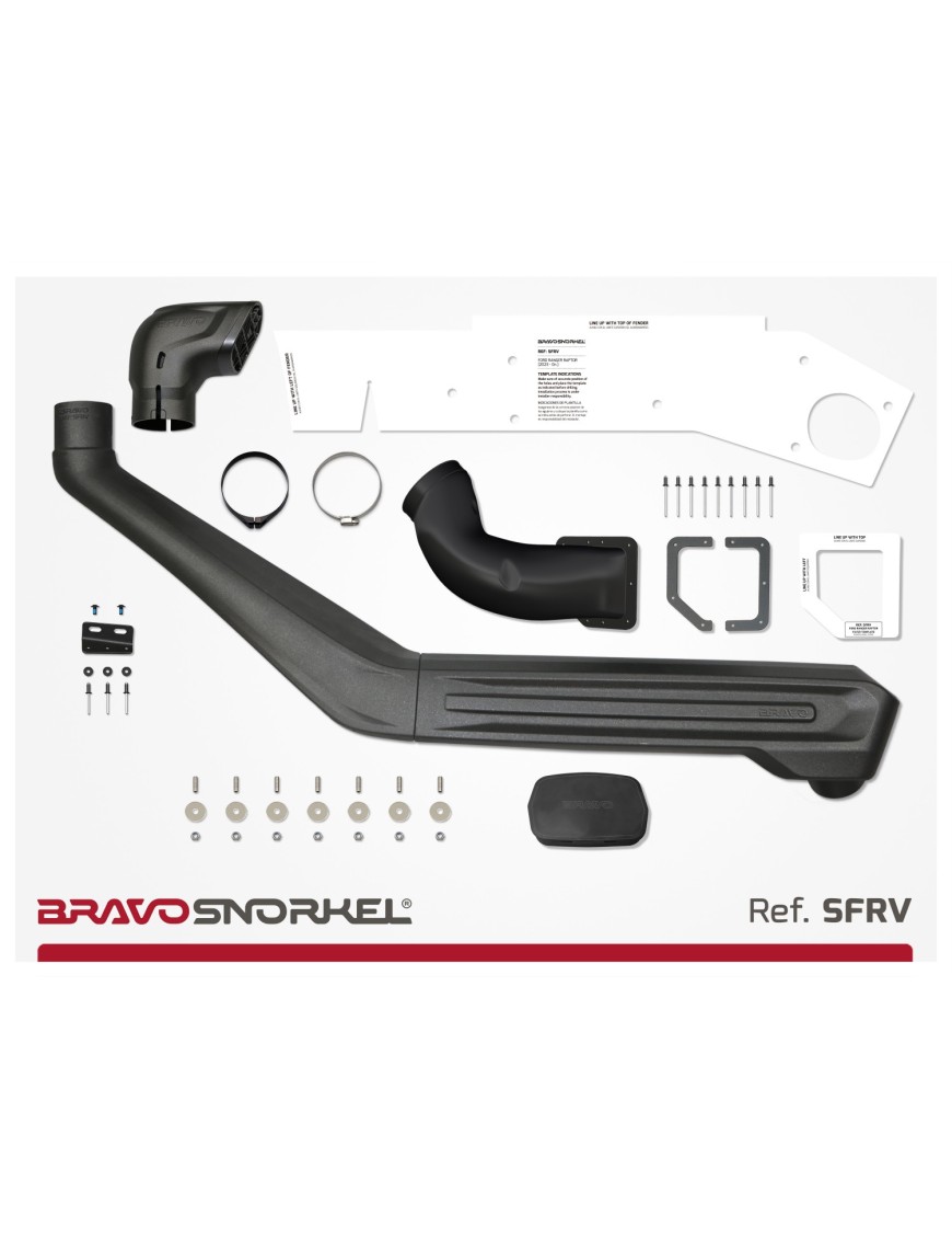 Snorkel Bravo FORD RANGER RAPTOR (2023 - ) benzyna 3.0 | Szekla4x4.pl