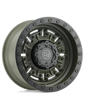 Felga aluminiowa ABRAMS Olive Drab Green BLACK RHINO