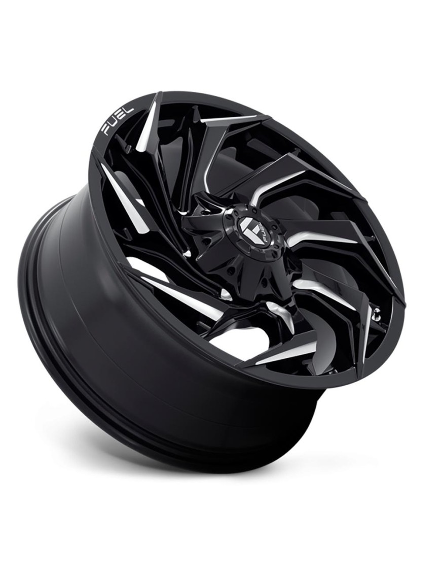 Felga aluminiowa D753 Reaction Gloss Black Milled Fuel