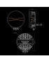 Reflektor FOR9T DRAGON DRIVE DRIVING LIGHT 9″ Strands