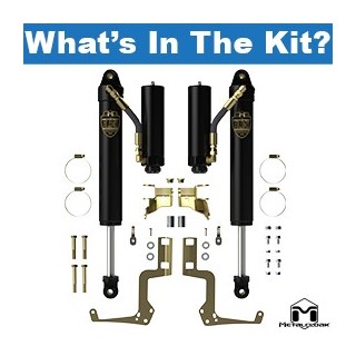 Amortyzatory przednie Rocksport Black 2,5-3,5 lift Jeep Wrangler JL | Gladiator METALCLOAK - ujęcie 2