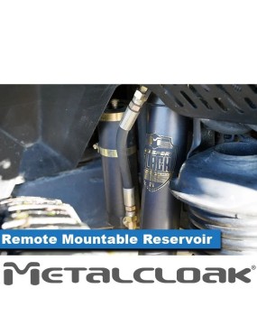 RockSport BLACK, 2.5"/3.5" JL Wrangler & JT Gladiator Adjustable Reservoir Shocks, Front, Pair, Standard Axle Edition