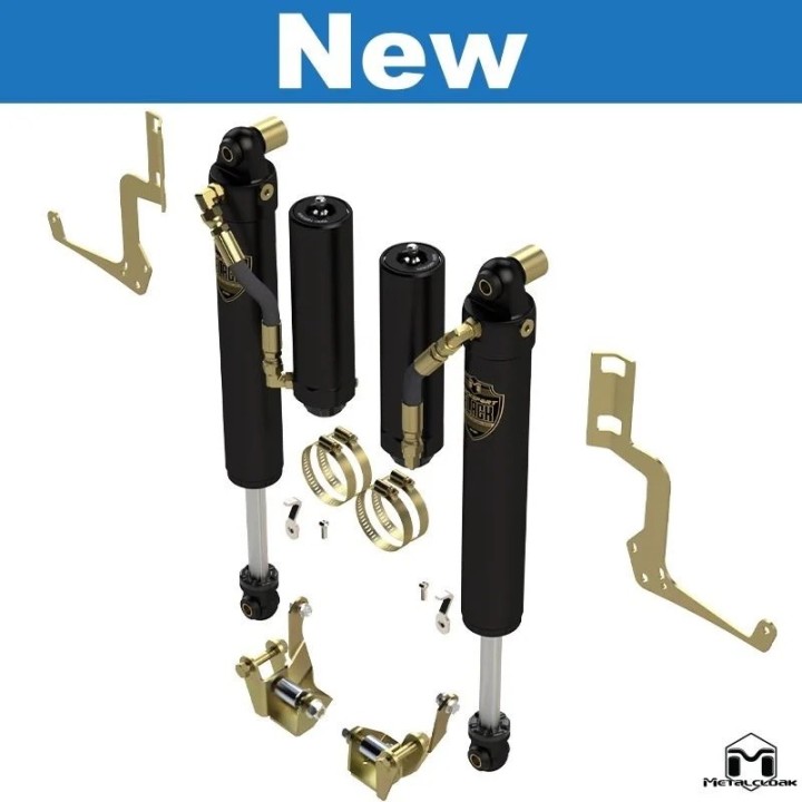 Amortyzatory przednie Rocksport Black 2,5-3,5 lift Jeep Wrangler JL | Gladiator METALCLOAK