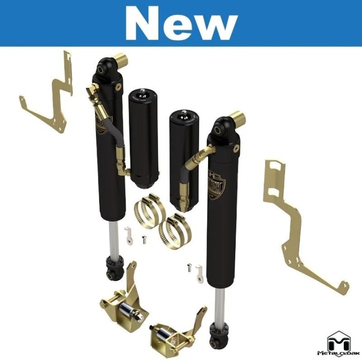 Amortyzatory RockSport BLACK przednie 2,5-3,5 lift Jeep Wrangler JL | Jeep Gladiator METALCLOAK
