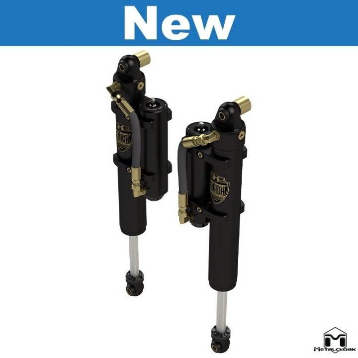 Amortyzatory RockSport BLACK tylne 2,5-3,5 lift Jeep Wrangler JL | Gladiator METALCLOAK