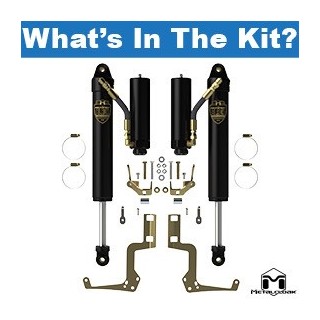 Amortyzatory przednie RockSport BLACK 4.5-5,5 lift Jeep Wrangler JL | Gladiator METALCLOAK - ujęcie 2