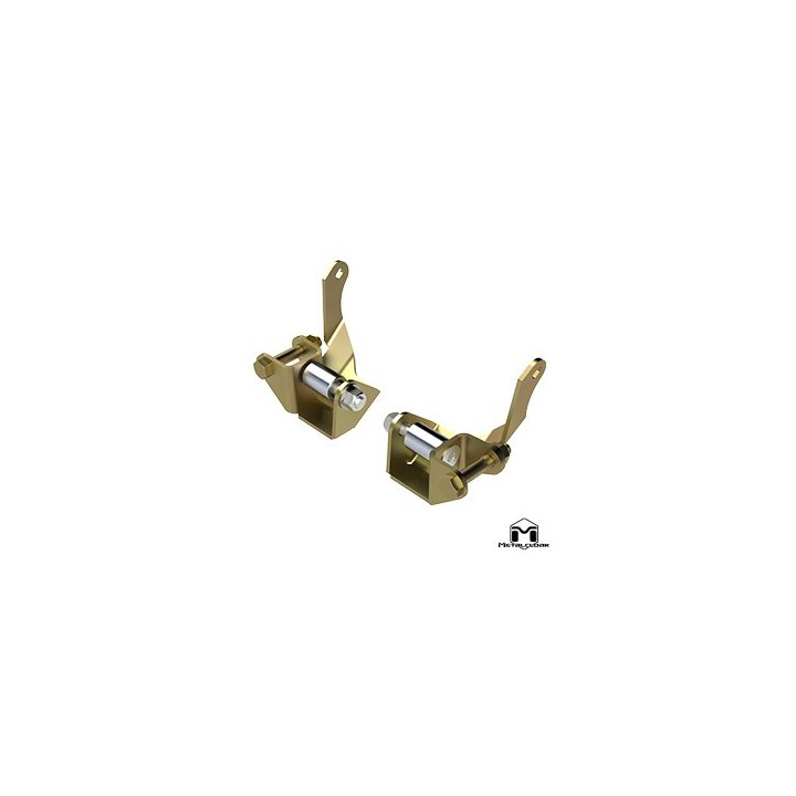 Amortyzatory przednie RockSport BLACK 4.5-5,5 lift Jeep Wrangler JL | Gladiator METALCLOAK - ujęcie 4