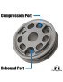 Amortyzatory przednie RockSport BLACK 4.5-5,5 lift Jeep Wrangler JL | Gladiator