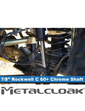 RockSport BLACK, 4.5"/5.5" JL Wrangler & JT Gladiator Adjustable Reservoir Shocks, Front, Pair