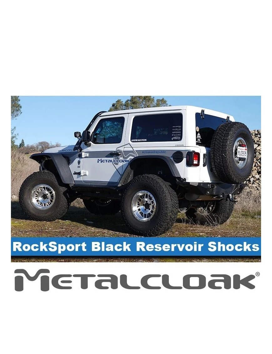 Amortyzatory tylne RockSport BLACK 4,5 5,5 lift Jeep Wrangler JL | Gladiator | Szekla4x4.pl